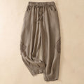Buddha Stones Summer Women's Drawstring Harem Pants With Pockets